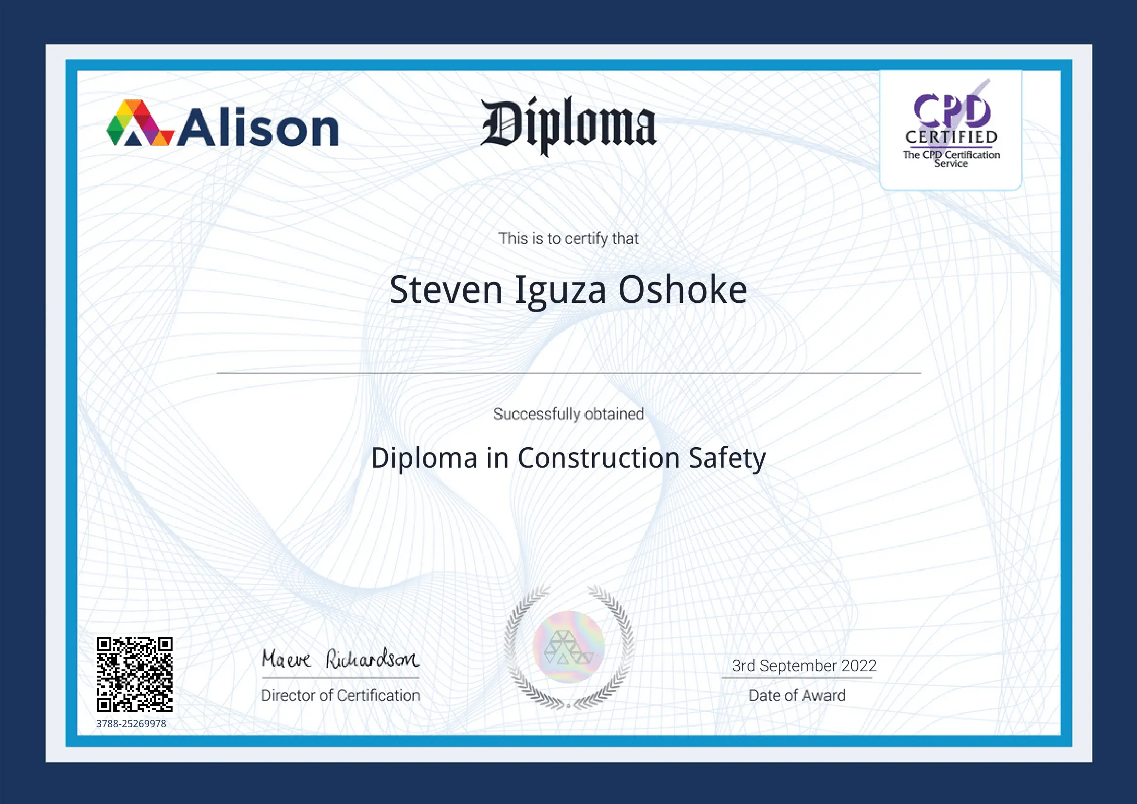 Diploma in Construction Safety